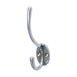 This is an image showing TIMCO Hat & Coat Hook - Polished Chrome - 125 x 32mm - 1 Each TIMpac available from T.H Wiggans Ironmongery in Kendal, quick delivery at discounted prices.