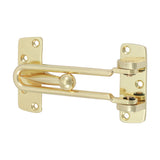 This is an image showing TIMCO Door Restrictor - Electro Brass - 107mm - 1 Each Bag available from T.H Wiggans Ironmongery in Kendal, quick delivery at discounted prices.