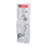 This is an image showing TIMCO Cabin Hook - Polished Chrome - 100mm - 1 Each Bag available from T.H Wiggans Ironmongery in Kendal, quick delivery at discounted prices.