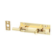 This is an image showing TIMCO Necked Barrel Bolt - Polished Brass - 75 x 25mm - 1 Each Bag available from T.H Wiggans Ironmongery in Kendal, quick delivery at discounted prices.