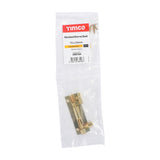 This is an image showing TIMCO Necked Barrel Bolt - Polished Brass - 75 x 25mm - 1 Each Bag available from T.H Wiggans Ironmongery in Kendal, quick delivery at discounted prices.