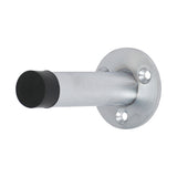 This is an image showing TIMCO Projection Door Stop - Satin Chrome - 70mm - 1 Each TIMpac available from T.H Wiggans Ironmongery in Kendal, quick delivery at discounted prices.