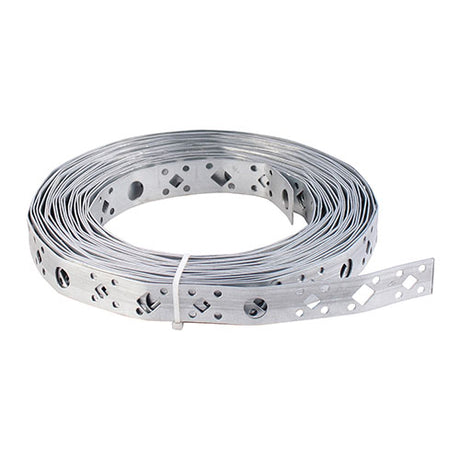This is an image showing TIMCO Fixing Band - Stainless Steel - 20mm x 10m - 1 Each Bag available from T.H Wiggans Ironmongery in Kendal, quick delivery at discounted prices.