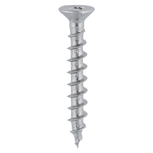 This is an image showing TIMCO Window Fabrication Screws - Countersunk with Ribs - PH - Single Thread - Gimlet Tip - Stainless Steel - 4.3 x 20 - 1000 Pieces Box available from T.H Wiggans Ironmongery in Kendal, quick delivery at discounted prices.