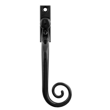 This is an image showing From The Anvil - Black Deluxe Monkeytail Espag - RH available from T.H Wiggans Architectural Ironmongery in Kendal, quick delivery and discounted prices