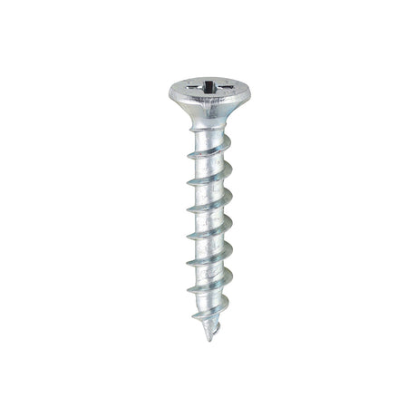 This is an image showing TIMCO Window Fabrication Screws - Countersunk with Ribs - PH - Single Thread - Gimlet Point - Zinc - 4.3 x 25 - 1000 Pieces Box available from T.H Wiggans Ironmongery in Kendal, quick delivery at discounted prices.