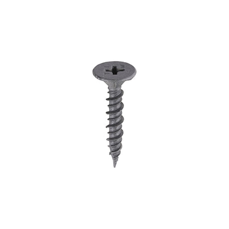 This is an image showing TIMCO Drywall Construction Timber Stud Cement Board Screws - PH - Countersunk Wafer - Twin-Cut - Exterior - Silver Organic - 4.2 x 25 - 200 Pieces Box available from T.H Wiggans Ironmongery in Kendal, quick delivery at discounted prices.