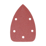 This is an image showing TIMCO Detail Sanding Pads - 120 Grit - Red - 95 x 136mm - 5 Pieces Pack available from T.H Wiggans Ironmongery in Kendal, quick delivery at discounted prices.