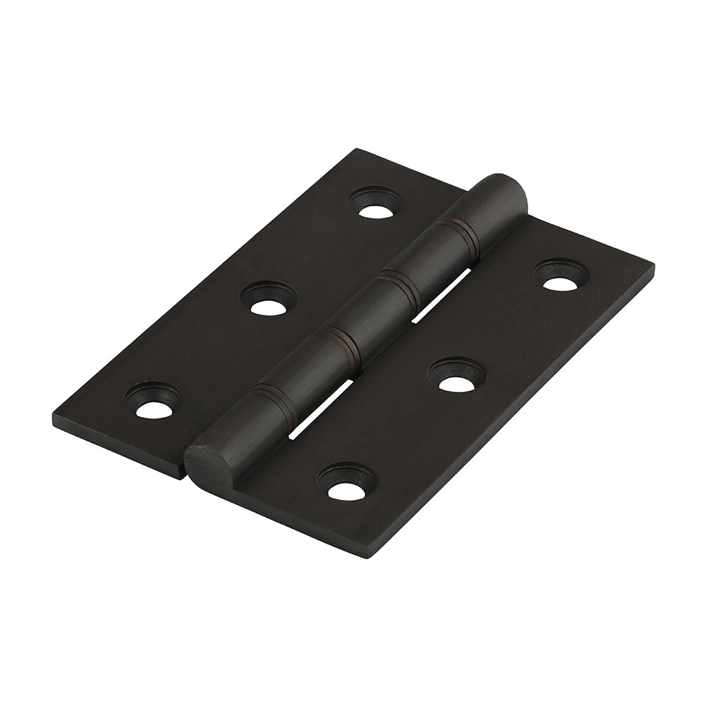 This is an image showing TIMCO Double Phosphor Bronze Washered Butt Hinge - Solid Brass - Bronze - 76 x 50 - 2 Pieces Box available from T.H Wiggans Ironmongery in Kendal, quick delivery at discounted prices.