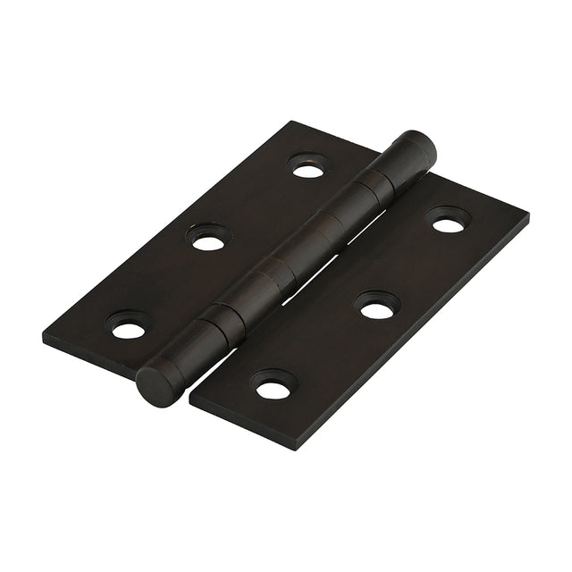 This is an image showing TIMCO Performance Ball Race Hinge - Solid Brass - Bronze - 76 x 50 - 2 Pieces Box available from T.H Wiggans Ironmongery in Kendal, quick delivery at discounted prices.