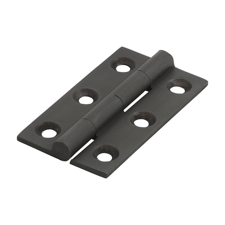 This is an image showing TIMCO Solid Drawn Hinge - Solid Brass - Bronze - 50 x 28 - 2 Pieces Bag available from T.H Wiggans Ironmongery in Kendal, quick delivery at discounted prices.