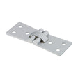 This is an image showing TIMCO Counterflap Hinge - Solid Brass - Satin Chrome - 100 x 40 - 2 Pieces Box available from T.H Wiggans Ironmongery in Kendal, quick delivery at discounted prices.