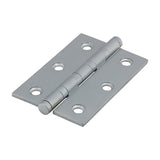 This is an image showing TIMCO Performance Ball Race Hinge - Solid Brass - Satin Chrome - 76 x 50 - 2 Pieces Box available from T.H Wiggans Ironmongery in Kendal, quick delivery at discounted prices.