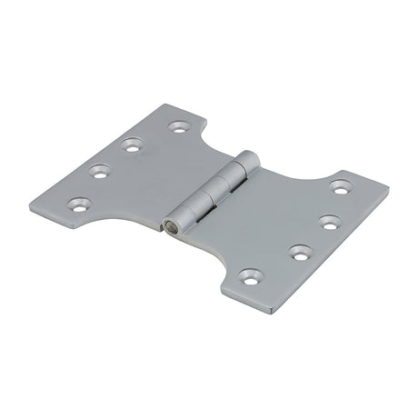 This is an image showing TIMCO Parliament Hinge (488) - Solid Brass - Satin Chrome - 102 x 125 - 2 Pieces Box available from T.H Wiggans Ironmongery in Kendal, quick delivery at discounted prices.