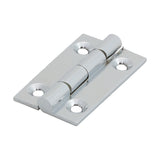 This is an image showing TIMCO Solid Drawn Hinge - Solid Brass - Polished Chrome - 38 x 22 - 2 Pieces Bag available from T.H Wiggans Ironmongery in Kendal, quick delivery at discounted prices.