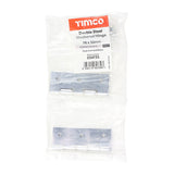 This is an image showing TIMCO Double Steel Washered Butt Hinge - Solid Brass - Polished Chrome - 76 x 50 - 2 Pieces Bag available from T.H Wiggans Ironmongery in Kendal, quick delivery at discounted prices.