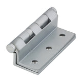 This is an image showing TIMCO Ball Bearing Stormproof Hinge (1951) - Solid Brass - Satin Chrome - 64 x 55 - 2 Pieces Box available from T.H Wiggans Ironmongery in Kendal, quick delivery at discounted prices.