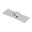 This is an image showing TIMCO Counterflap Hinge - Solid Brass - Polished Chrome - 100 x 40 - 2 Pieces Box available from T.H Wiggans Ironmongery in Kendal, quick delivery at discounted prices.
