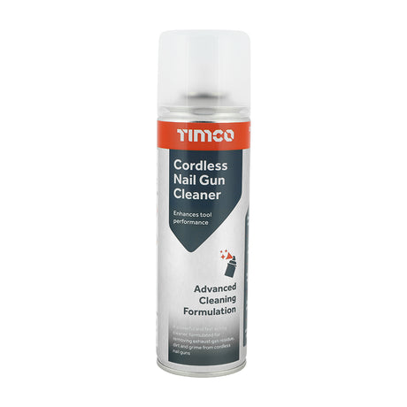 This is an image showing TIMCO Cordless Nail Gun Cleaner - 300ml - 1 Each Can available from T.H Wiggans Ironmongery in Kendal, quick delivery at discounted prices.