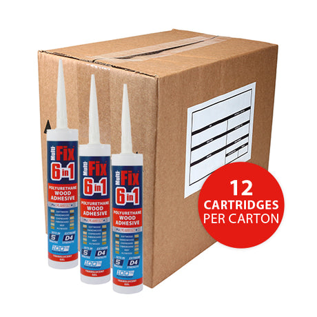 This is an image showing TIMCO PU Wood Adhesive 5 Minute - Gel - 310ml - 1 Each Cartridge available from T.H Wiggans Ironmongery in Kendal, quick delivery at discounted prices.