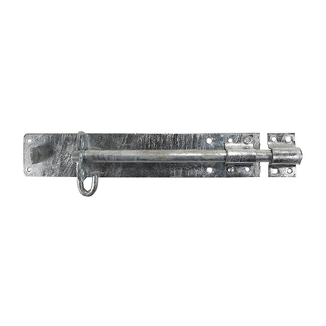 This is an image showing TIMCO Heavy Brenton Padbolt - Hot Dipped Galvanised - 12" - 1 Each Plain Bag available from T.H Wiggans Ironmongery in Kendal, quick delivery at discounted prices.