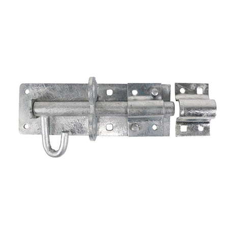 This is an image showing TIMCO Heavy Brenton Padbolt - Hot Dipped Galvanised - 6" - 1 Each Plain Bag available from T.H Wiggans Ironmongery in Kendal, quick delivery at discounted prices.