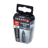 This is an image showing TIMCO S2 Driver Bits - PH - No.2 x 25 - 10 Pieces Blister Pack available from T.H Wiggans Ironmongery in Kendal, quick delivery at discounted prices.