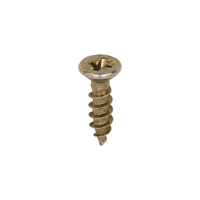 This is an image showing TIMCO Classic Multi-Purpose Hinge Screws - PZ - Countersunk - Yellow - 3.0 x 12 - 200 Pieces Box available from T.H Wiggans Ironmongery in Kendal, quick delivery at discounted prices.