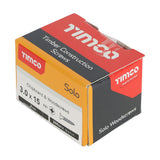 This is an image showing TIMCO Solo Chipboard & Woodscrews - PZ - Double Countersunk - Zinc - 3.0 x 15 - 200 Pieces Box available from T.H Wiggans Ironmongery in Kendal, quick delivery at discounted prices.