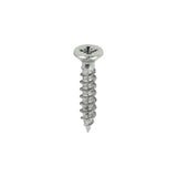 This is an image showing TIMCO Classic Multi-Purpose Hinge Screws - PZ - Countersunk - Nickel - 3.0 x 16 - 200 Pieces Box available from T.H Wiggans Ironmongery in Kendal, quick delivery at discounted prices.