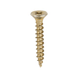 This is an image showing TIMCO Classic Multi-Purpose Screws - PZ - Double Countersunk - Yellow - 3.0 x 20 - 200 Pieces Box available from T.H Wiggans Ironmongery in Kendal, quick delivery at discounted prices.