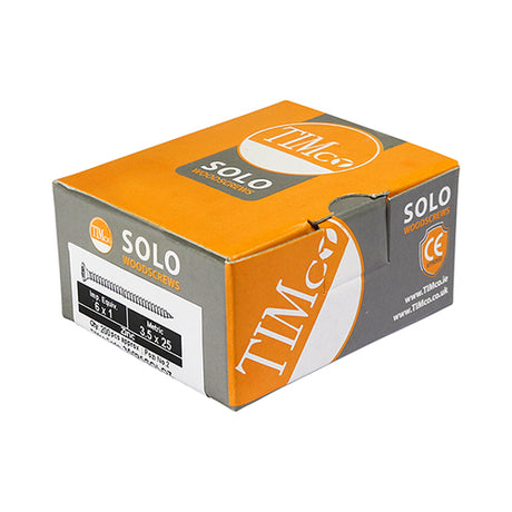 This is an image showing TIMCO Solo Chipboard & Woodscrews - PZ - Double Countersunk - Zinc - 3.0 x 25 - 200 Pieces Box available from T.H Wiggans Ironmongery in Kendal, quick delivery at discounted prices.