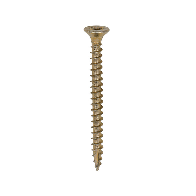 This is an image showing TIMCO Classic Multi-Purpose Screws - PZ - Double Countersunk - Yellow - 3.0 x 35 - 200 Pieces Box available from T.H Wiggans Ironmongery in Kendal, quick delivery at discounted prices.