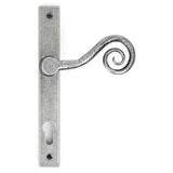 This is an image of From The Anvil - Pewter Monkeytail Slimline Lever Espag. Lock Set - LH available to order from T.H Wiggans Architectural Ironmongery in Kendal, quick delivery and discounted prices.