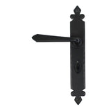 This is an image of From The Anvil - Black Cromwell Lever Bathroom Set available to order from T.H Wiggans Architectural Ironmongery in Kendal, quick delivery and discounted prices.