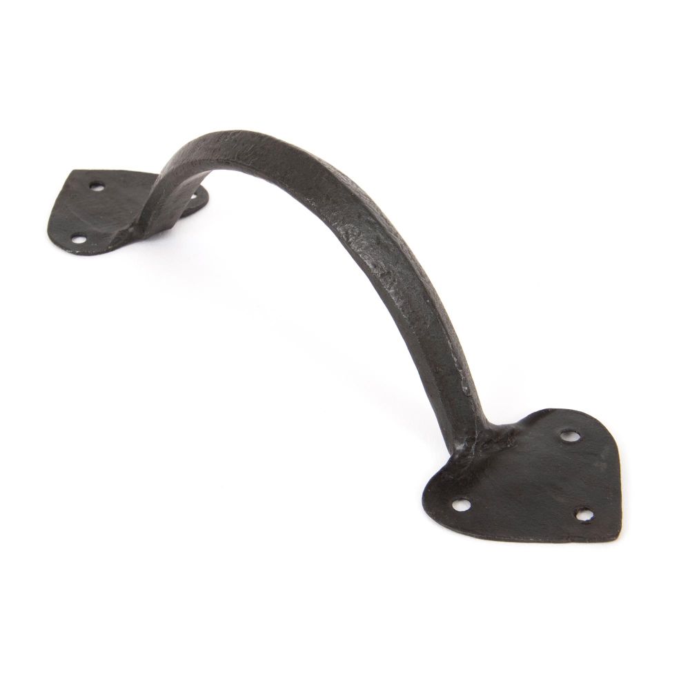 This is an image of From The Anvil - Beeswax 8" Gothic D Handle available to order from T.H Wiggans Architectural Ironmongery in Kendal, quick delivery and discounted prices.