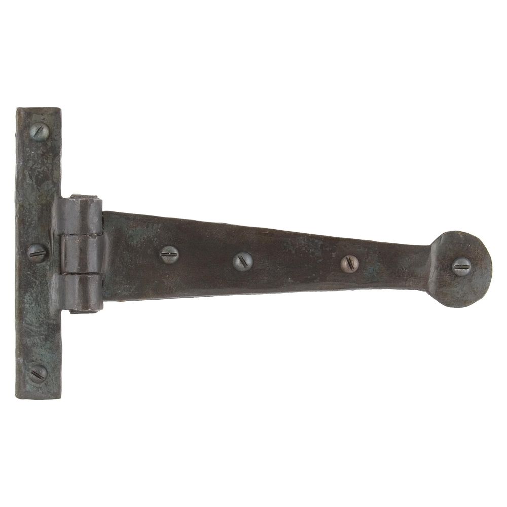 This is an image showing From The Anvil - Beeswax 6" Penny End T Hinge (pair) available from T.H Wiggans Architectural Ironmongery in Kendal, quick delivery and discounted prices