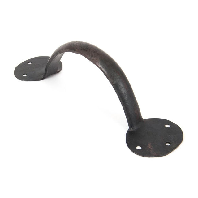 This is an image of From The Anvil - Beeswax 8" Bean D Handle available to order from T.H Wiggans Architectural Ironmongery in Kendal, quick delivery and discounted prices.