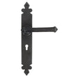 This is an image of From The Anvil - Beeswax Tudor Lever Lock Set available to order from T.H Wiggans Architectural Ironmongery in Kendal, quick delivery and discounted prices.