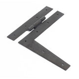 This is an image showing From The Anvil - Beeswax 9" HL Hinge (pair) available from T.H Wiggans Architectural Ironmongery, quick delivery and discounted prices