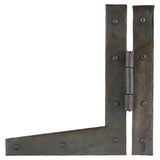 This is an image showing From The Anvil - Beeswax 9" HL Hinge (pair) available from T.H Wiggans Architectural Ironmongery in Kendal, quick delivery and discounted prices