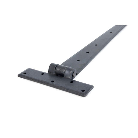 This is an image showing From The Anvil - Beeswax 15" Penny End T Hinge (pair) available from T.H Wiggans Architectural Ironmongery, quick delivery and discounted prices