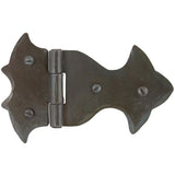 This is an image showing From The Anvil - Beeswax Ornate Hinge (pair) available from T.H Wiggans Architectural Ironmongery, quick delivery and discounted prices