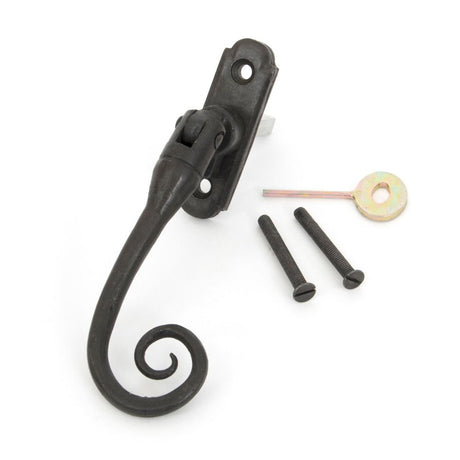 This is an image showing From The Anvil - Beeswax Monkeytail Espag - RH available from T.H Wiggans Architectural Ironmongery in Kendal, quick delivery and discounted prices