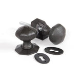 This is an image of From The Anvil - Beeswax Octagonal Mortice/Rim Knob Set available to order from T.H Wiggans Architectural Ironmongery in Kendal, quick delivery and discounted prices.