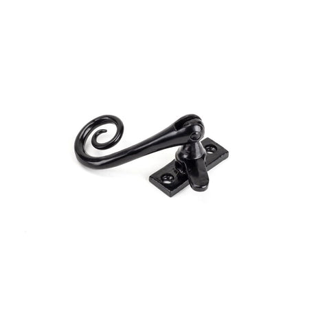 This is an image showing From The Anvil - Black Monkeytail Fastener available from T.H Wiggans Architectural Ironmongery in Kendal, quick delivery and discounted prices