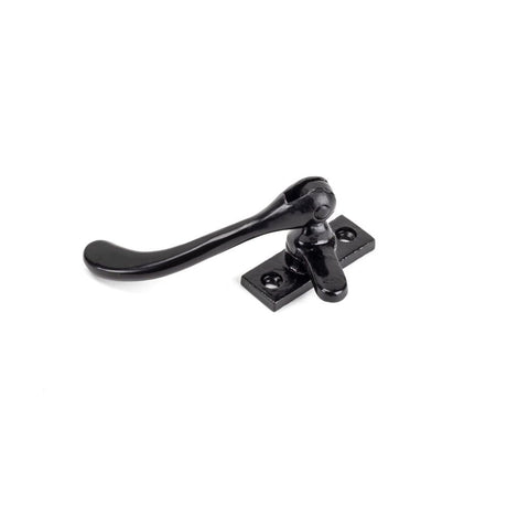 This is an image showing From The Anvil - Black Handmade Peardrop Fastener available from T.H Wiggans Architectural Ironmongery in Kendal, quick delivery and discounted prices