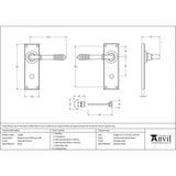 This is an image showing From The Anvil - Polished Chrome Reeded Lever Bathroom Set available from trade door handles, quick delivery and discounted prices