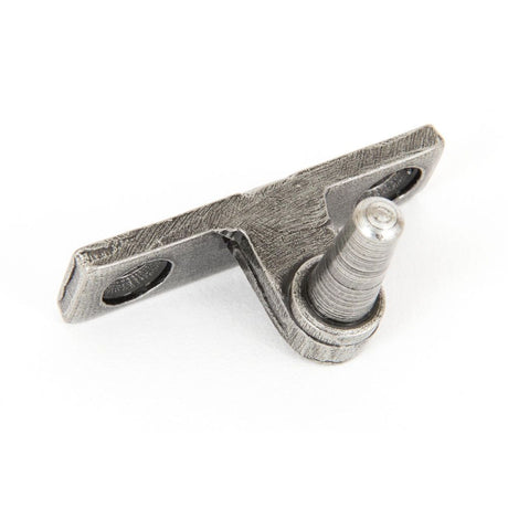 This is an image showing From The Anvil - Pewter Cranked Casement Stay Pin available from T.H Wiggans Architectural Ironmongery in Kendal, quick delivery and discounted prices