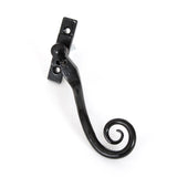 This is an image showing From The Anvil - Black Large 16mm Monkeytail Espag - RH available from T.H Wiggans Architectural Ironmongery in Kendal, quick delivery and discounted prices